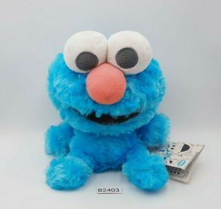 Cookie Monster B2403 Sesame Street Plush 6 " Tag Stuffed Toy Doll Japan