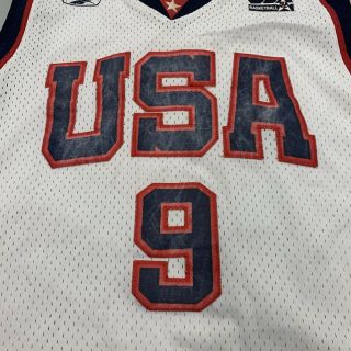 Reebok Team USA Olympics LeBron James 9 NBA Basketball Jersey Mens Size 2XL 2