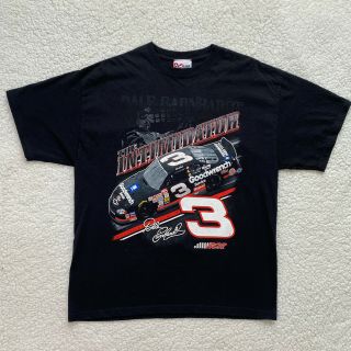 Vintage Dale Earnhardt Nascar T - Shirt Size Xl Racing Intimidator Double Sided