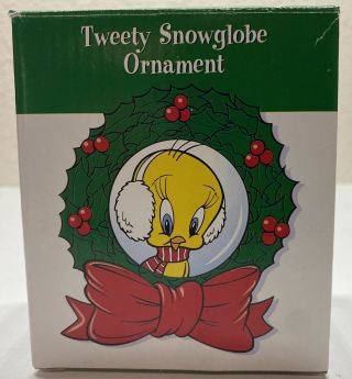 Nos Tweety Bird Snow Globe Snowglobe Christmas Ornament Looney Tunes