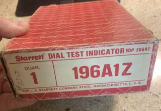 Starrett 196a1z Universal Dial Test Indicator Set Edp 50697