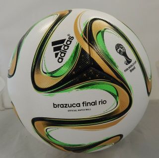 Adidas 2014 Brazuca Final Rio Brasil Fifa World Cup Official Match Soccer Ball