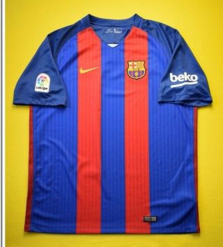 Fc Barcelona Jersey 2016 2017 Home Xl Shirt Football Mens Camiseta Nike Ig93