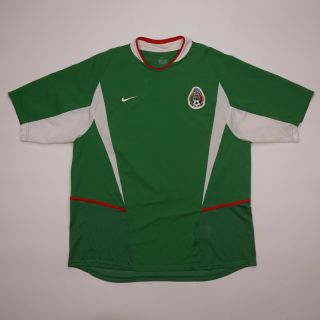 Vintage Mexico 2003 2004 Home Football Soccer Shirt Jersey Nike Camiseta Kit