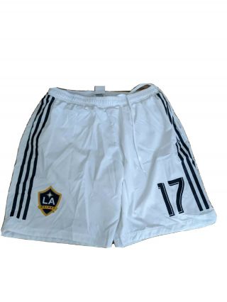 La Galaxy Adidas Climacool Sz Large Soccer Match Game Worn/issued Shorts 17 Mls
