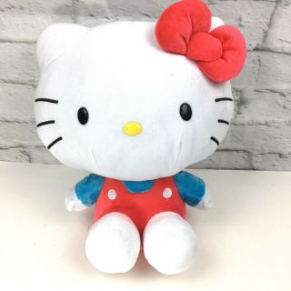 Hello Kitty Plush 14 " Universal Studios 2016 Red Clothes Seated