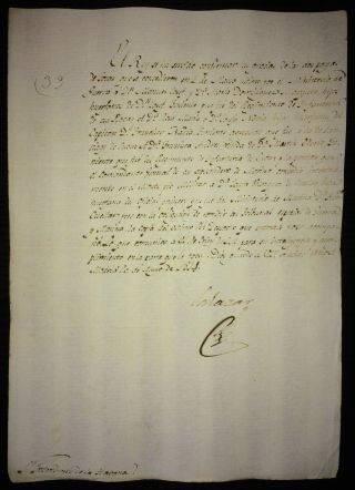 1814 Spain Espana Signed By Luis Maria Conde De Salazar As Secretary Of Treasury