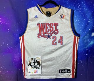 Adidas Nba 2008 All - Star Game Kobe Bryant Youth Kids Jersey Sz Xl Lakers Orleans