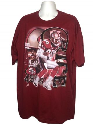 Mens Jerry Rice San Francisco 49ers T - Shirt Football Size Xx - Large 2xl Xxl