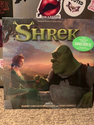 Shrek Motion Picture Score Neon Green Lp Rsd 2021 &