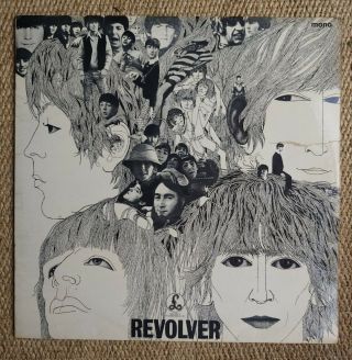 The Beatles ‎– Revolver: Parlophone Pmc 7009 Uk 1966 Vinyl Lp