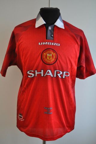Manchester United 1996/1997/1998 Home Football Shirt Umbro Vintage Soccer Jersey