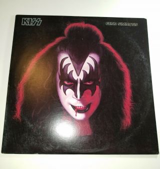Gene Simmons Kiss Solo 1978 Album Lp Vinyl Record Casablanca Bass Player Z3