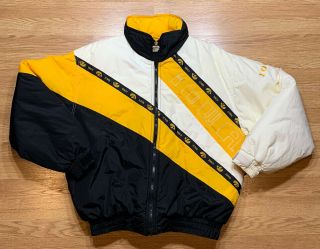 Vintage Iowa Hawkeyes Parka Jacket Puffer Coat Size Large College Starter Style 2