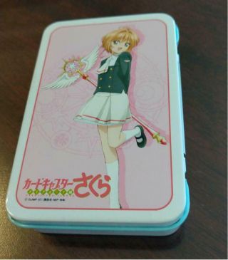 Japanese Card Captor Sakura Clear Card Edition At That Time Tin Can Case Box