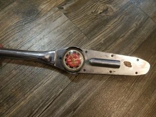High - Quality Snap - On Tool Torq - O - Meter Torque Wrench 0 - 250lbs 1/2 " Drive 24 " Long