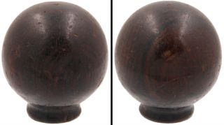 Early Type Threaded Rosewood Front Knob For Stanley No.  45 Plane - Mjdtoolparts