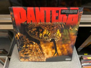 Pantera The Great Southern Trendkill Lp Orange Marbled Colored Vinyl