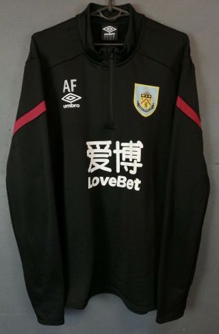 Rare Mens Fc Burnley 2019/2020 Soccer Football Shirt Jersey Long Sleeve Size L