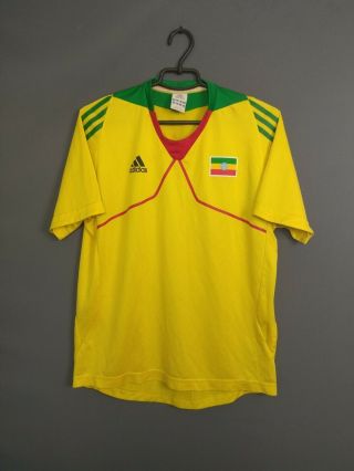 Ethiopia Jersey Authentic Training Medium Shirt Soccer Football Adidas Ig93