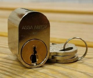 Assa 700 High Security Lock Cylinder,  Gin Spools And Countermilling Abloy 3 Keys