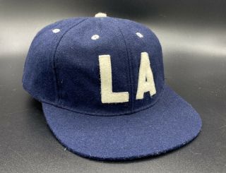 Vintage 1990s Ebbets Field Flannels Los Angeles Angels ‘54 Wool Strapback Hat