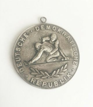 Germany Wrestling Championship Ddr - Babelsberg 1956,  Award Silver Medal