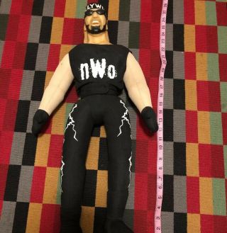1999 Vintage Wcw Nwo Hulk Hogan 26” Inch Hard Plastic Plush Doll Wwf Wwe Rare