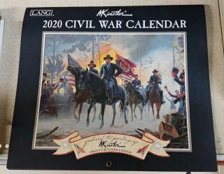 2020 Civil War Mort Kunstler Civil War Calendar 12x13.  5 Inches - 12 Images