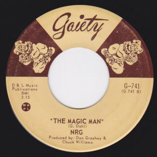 Canada Psych Garage 45 - Nrg - The Magic Man / To Be Back Home