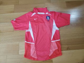 South Korea 2002 2004 Home Football Soccer Jersey Shirt Nike World Cup Red Devil