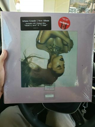 Ariana Grande - Thank U,  Next Vinyl Record 2019 Target Exclusive Clear