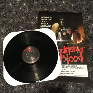 Rocktober Blood LP Lunaris Records In Shrink W Insert Heavy Metal Horror RP 2016 2