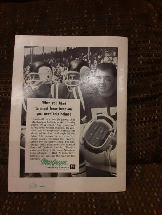 1963 Official The Sporting News AMERICAN FOOTBALL LEAGUE GUIDE VG 2