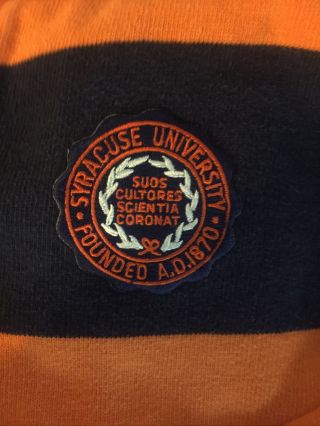 Vintage Syracuee University Rugby Shirt Size XL 3
