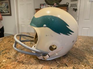Vintage Rawlings HNFL Air - Flo Philadelphia eagles NFL logo Helmet - Small U.  S.  A 2