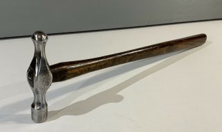 Vintage 4 Oz Ball Pein Hammer With Ash Handle