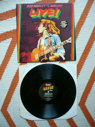 Bob Marley Live At The Lyceum Vinyl Uk 1975 Island 1st Press A1.  Gm/b1 Lp Exc