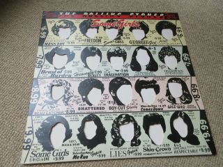 The Rolling Stones Some Girls Lp Uk 1st Issue Great Press [ex - /ex - ]