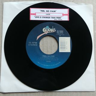 Sade Feel No Pain 45 7 " Rare Soul Pop Record Vinyl Records 1992 Epic
