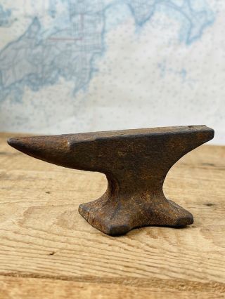 Vintage Cast Iron Mini Anvil Salesman’s Sample/jeweler’s/blacksmith/paperweight