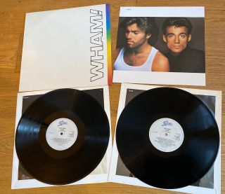 Wham - The Final - 1986 Double Vinyl Lp,  Inserts & Picture Inners - Ex/ex