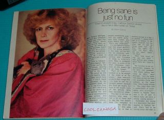 1981 Tv Guide Article Cathryn Damon Is Mary Campbell On Soap Television Series