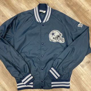 Dallas Cowboys Nfl Football Vintage 90s Chalk Line Windbreaker Jacket Adult Sm