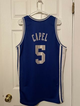 Rare Duke Blue Devils Jeff Capel 5 Jersey Men XL 2Pac Tupac 2