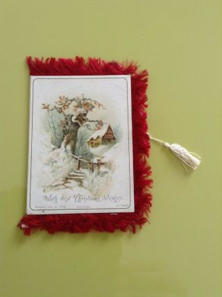 Victorian / Edwardian Christmas Card,  Raphael Tuck & Sons.
