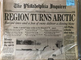 Philadelphia Inquirer Complete Newspaper March 15 1993