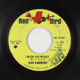 Garage R&b Mod 45 - John Hammond - I Wish You Would - Red Bird - Mp3