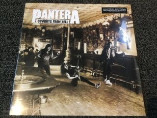 Pantera ‘cowboys From Hell’ White & Whiskey Brown Vinyl Limited Ed.  Still