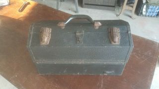 Vintage Jcpenney Cantilever Tool/tackle Box (kennedy?).  Made In Usa.